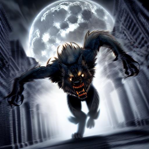 Werewolf Diffusion image by ArtifartX