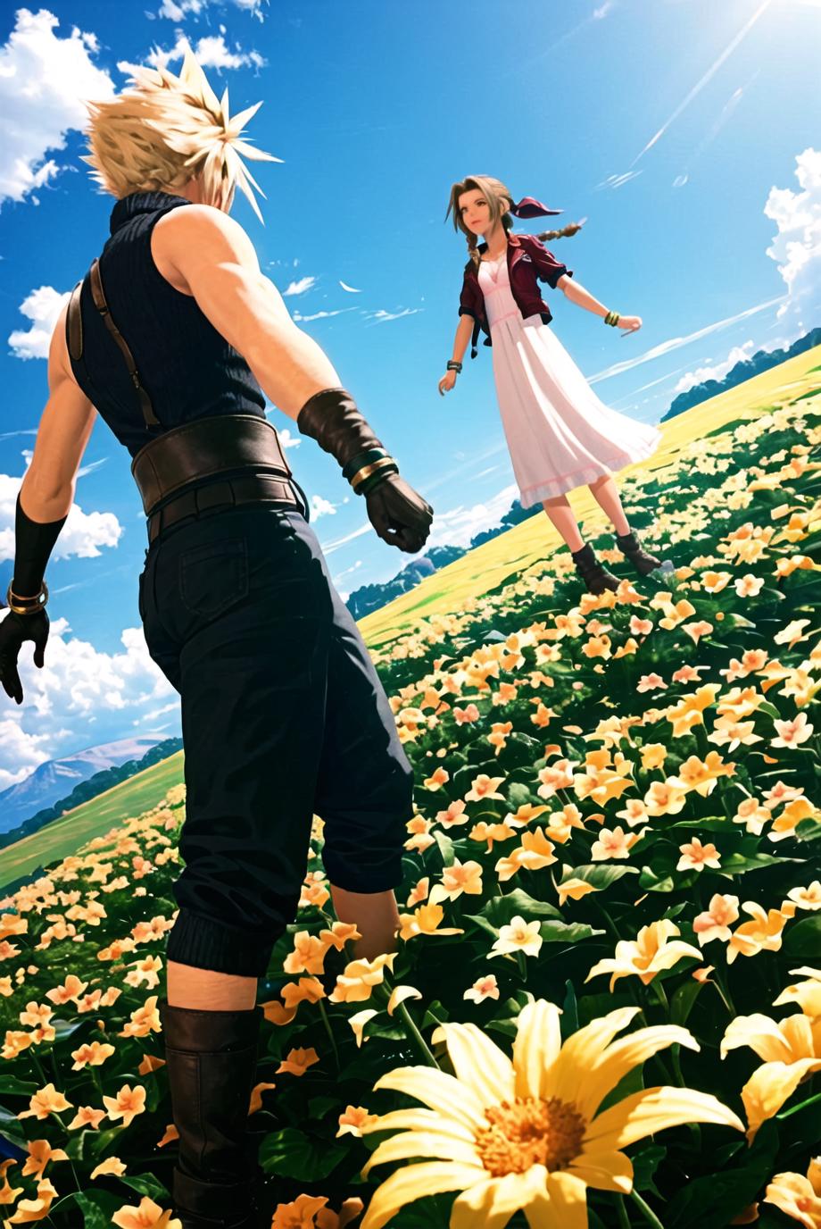 Final Fantasy VII Remake Style (Unreal Engine 4) LoRA image by Lykon