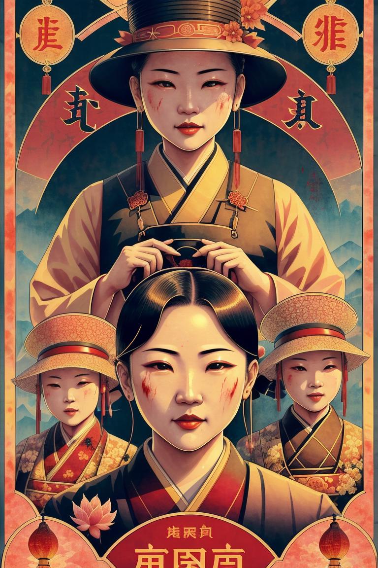 Vintage Chinese Advertising and Propaganda image by ArtificeArthouse
