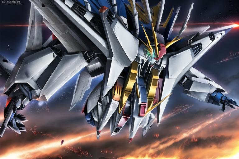 Xi Gundam LoRA image by JTZ
