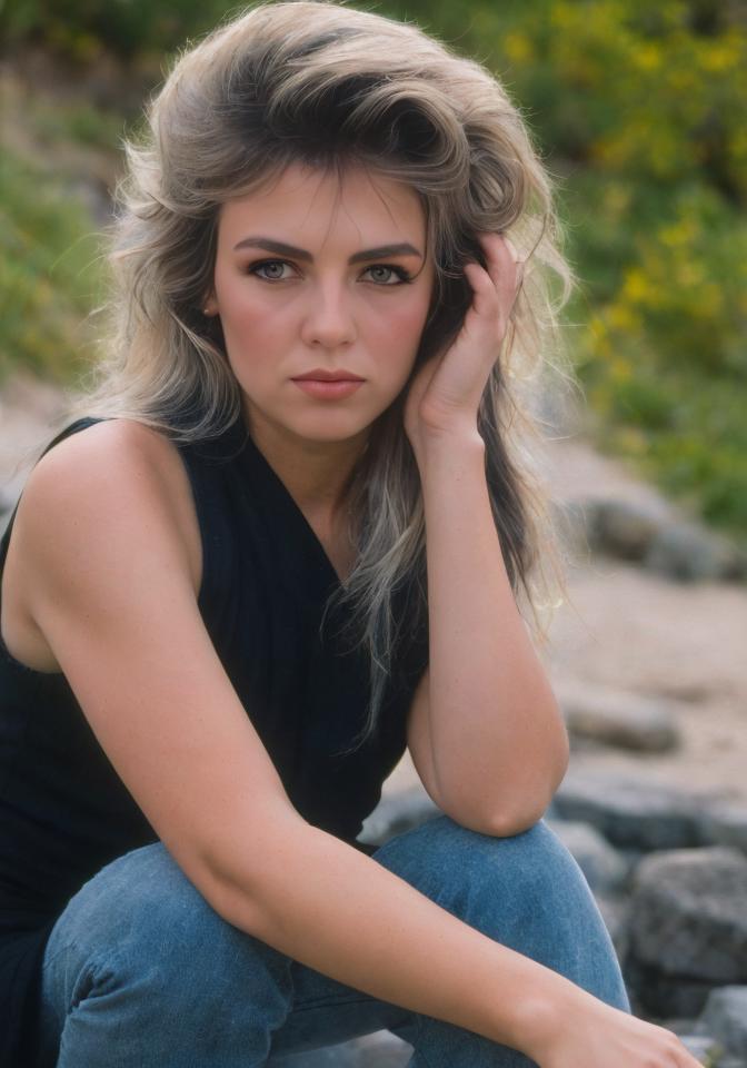 Kim Wilde 1980s pop star image by ainow