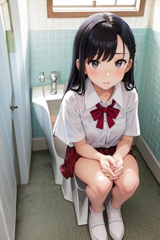 学校の男子トイレ Boys' restroom in a Japanese high school image by swingwings
