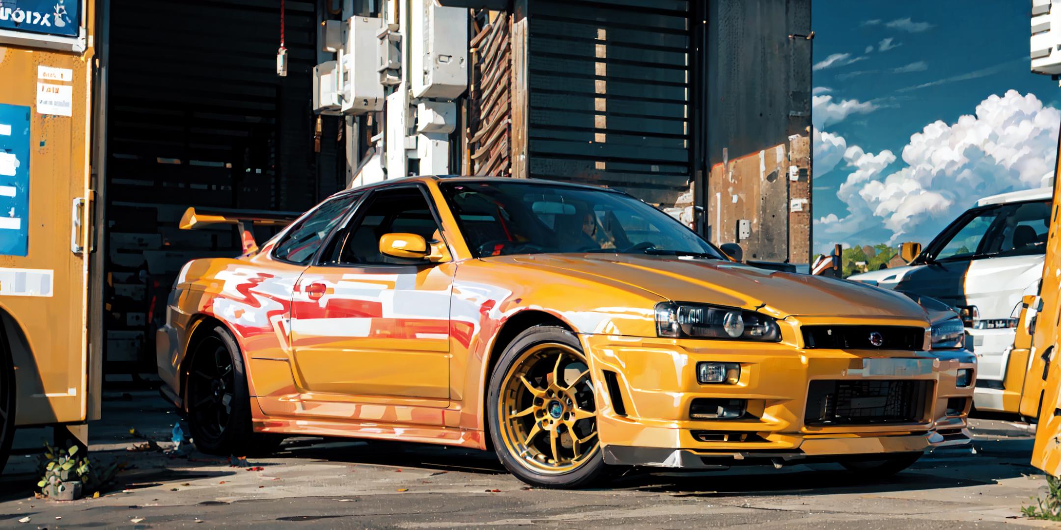 NISSAN Skyline GT-R R34 car LORA image by Mikoeiaow