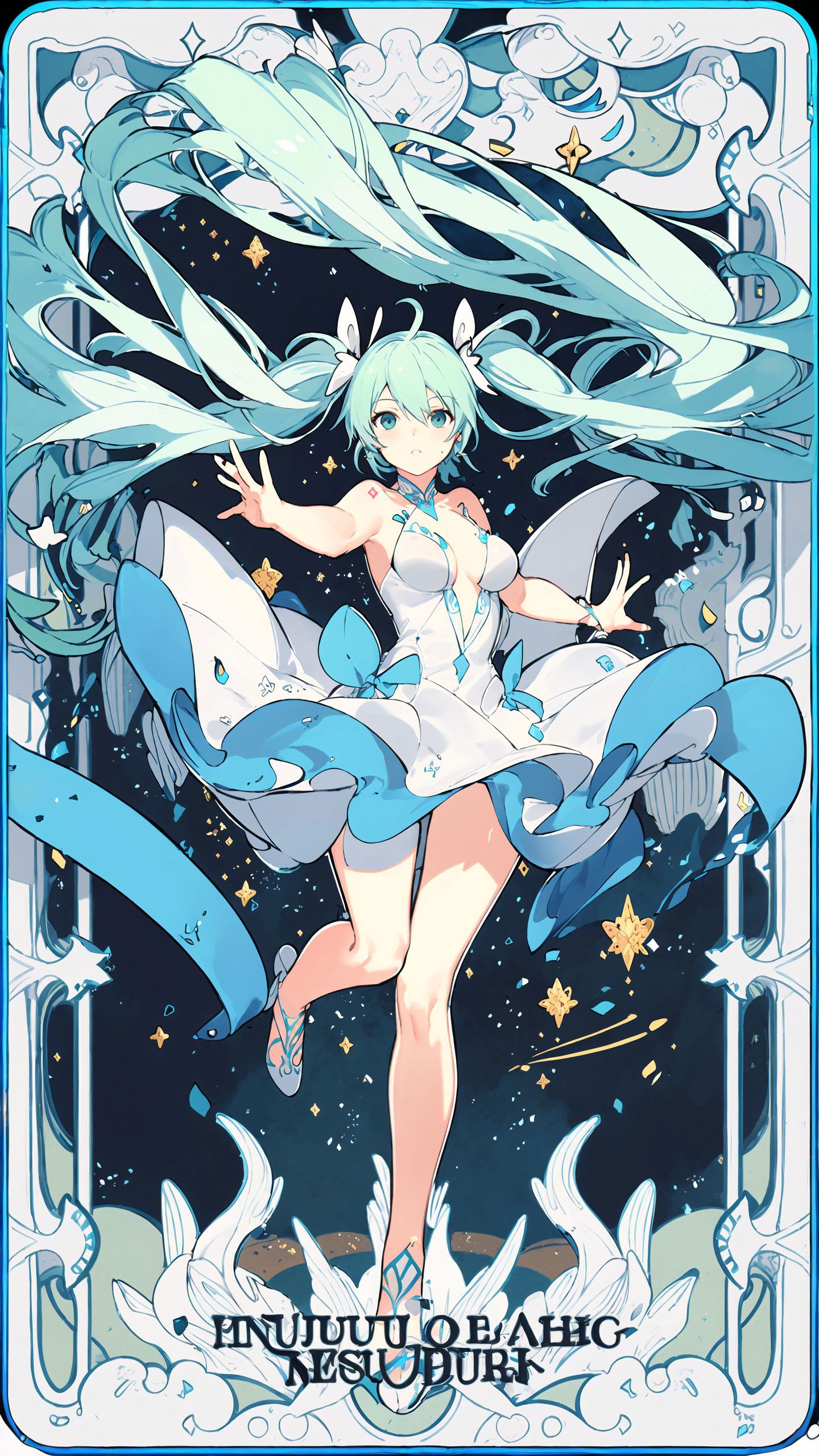 Anime Tarot Card Art Style LoRA (塔罗牌/タロットカード) image by CyberAIchemist