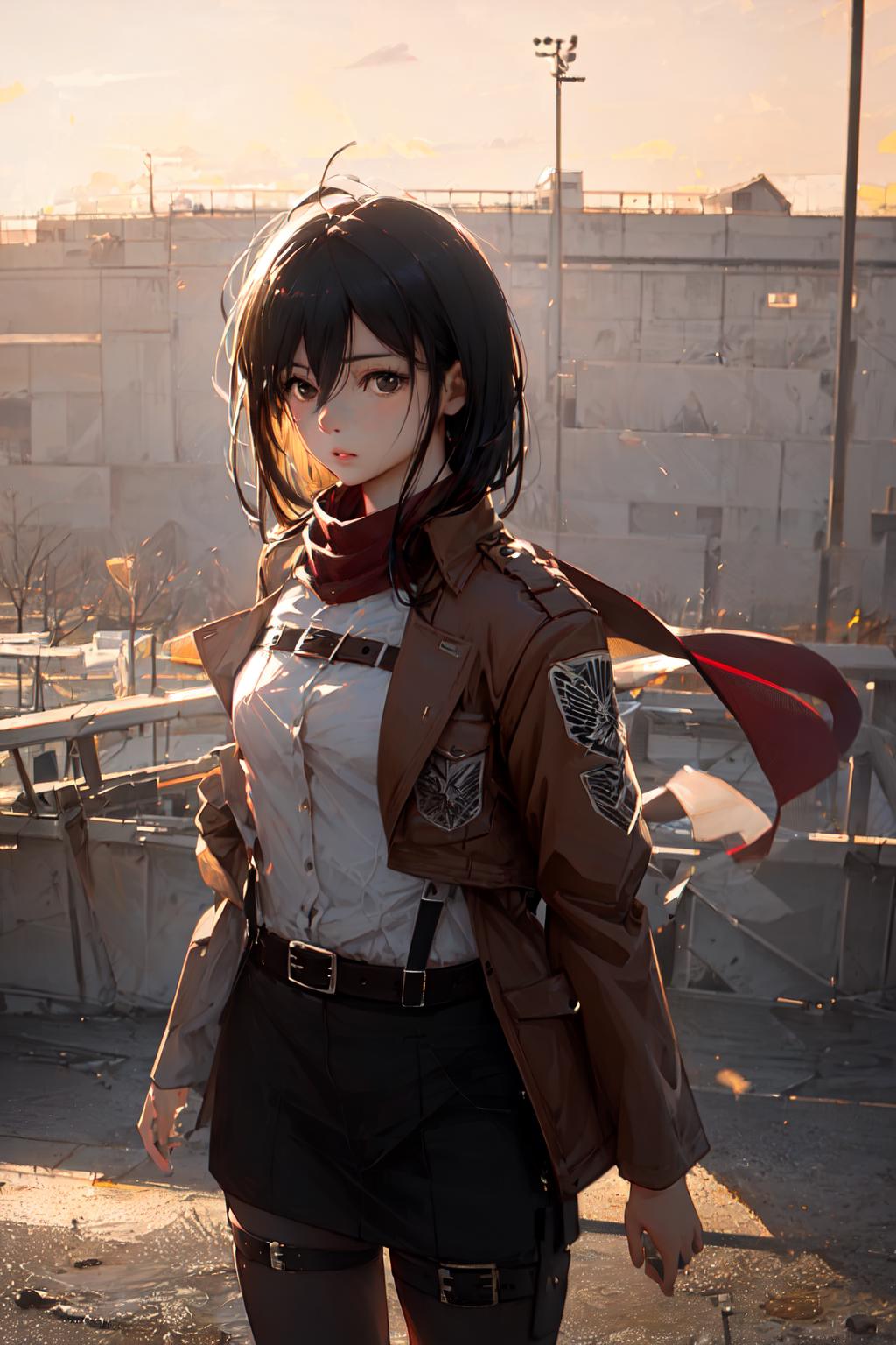 Mikasa Ackerman LoRA image by plsdontultme