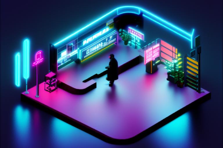 Neon Isometric image by duskfallcrew