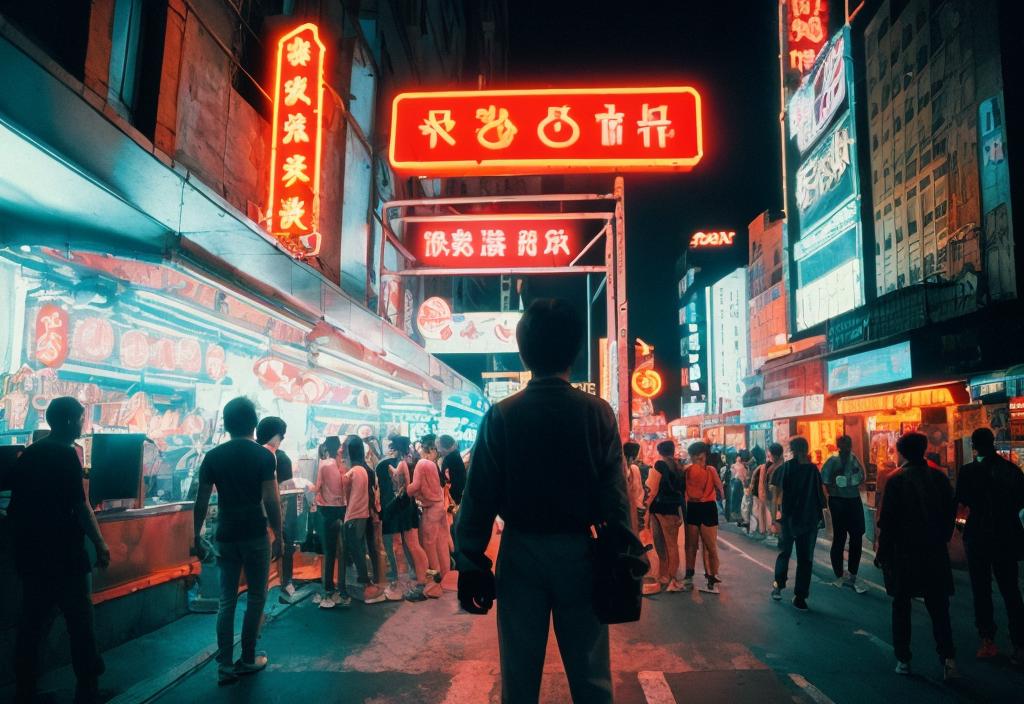 Wong Kar Wai style (王家卫) ; Christopher Doyle style (杜可风) image by maka123