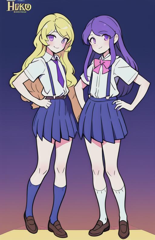 Furude Rika and Houjou Satoko (Higurashi) image by Zackray