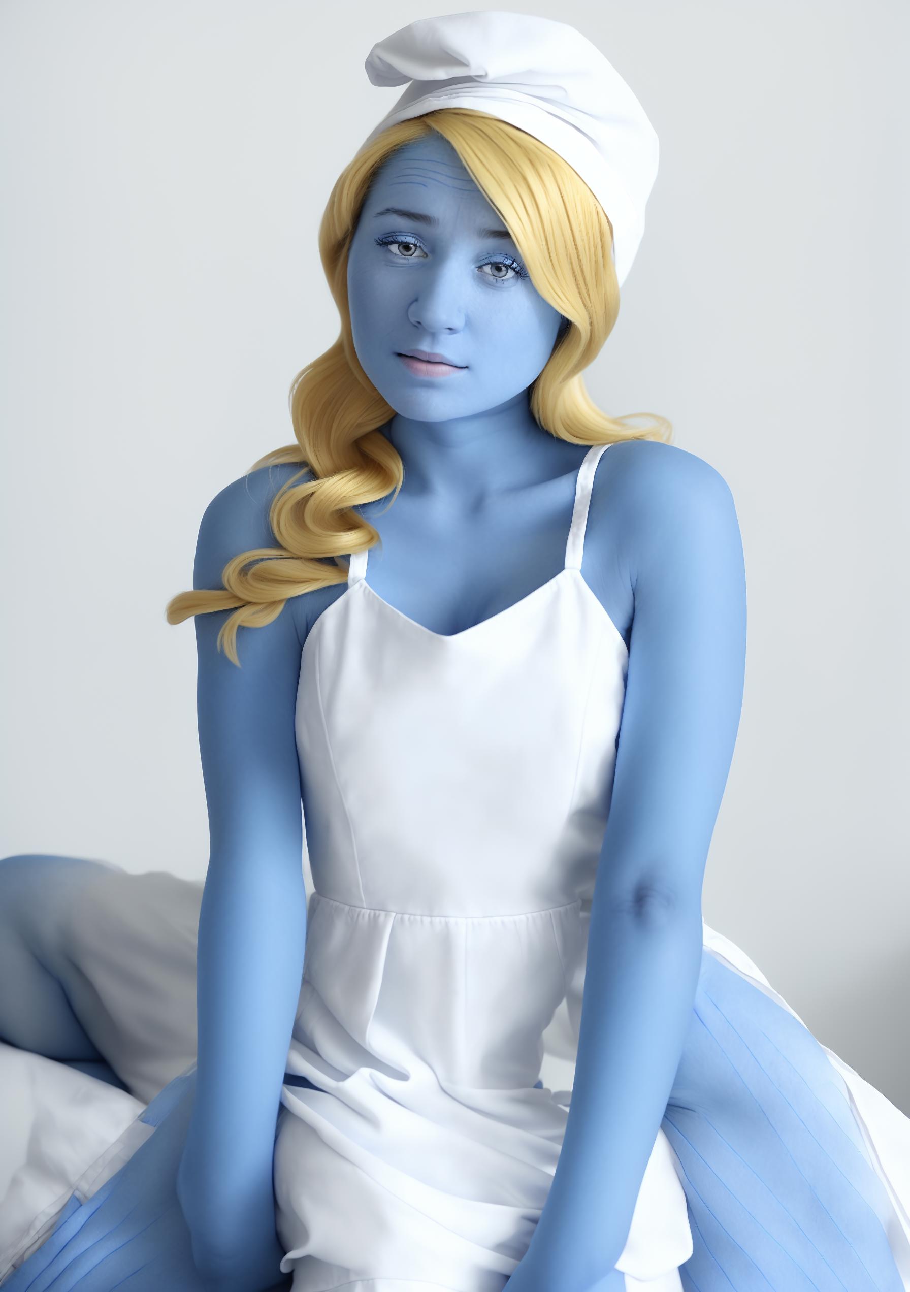 Smurf 蓝精灵 image by mikiew