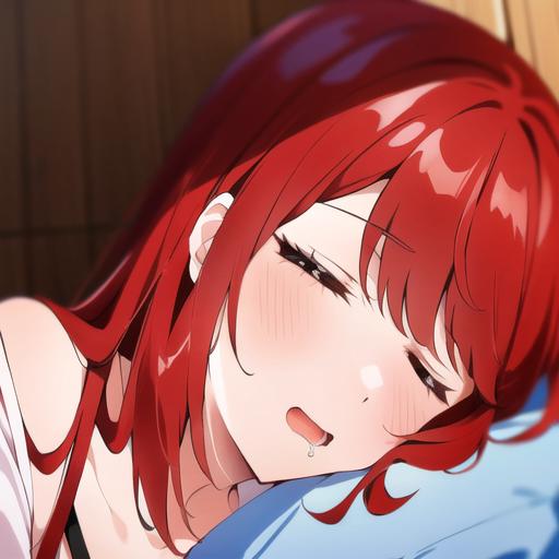 Drooling on sleep Lora (Anime) image by Sioran