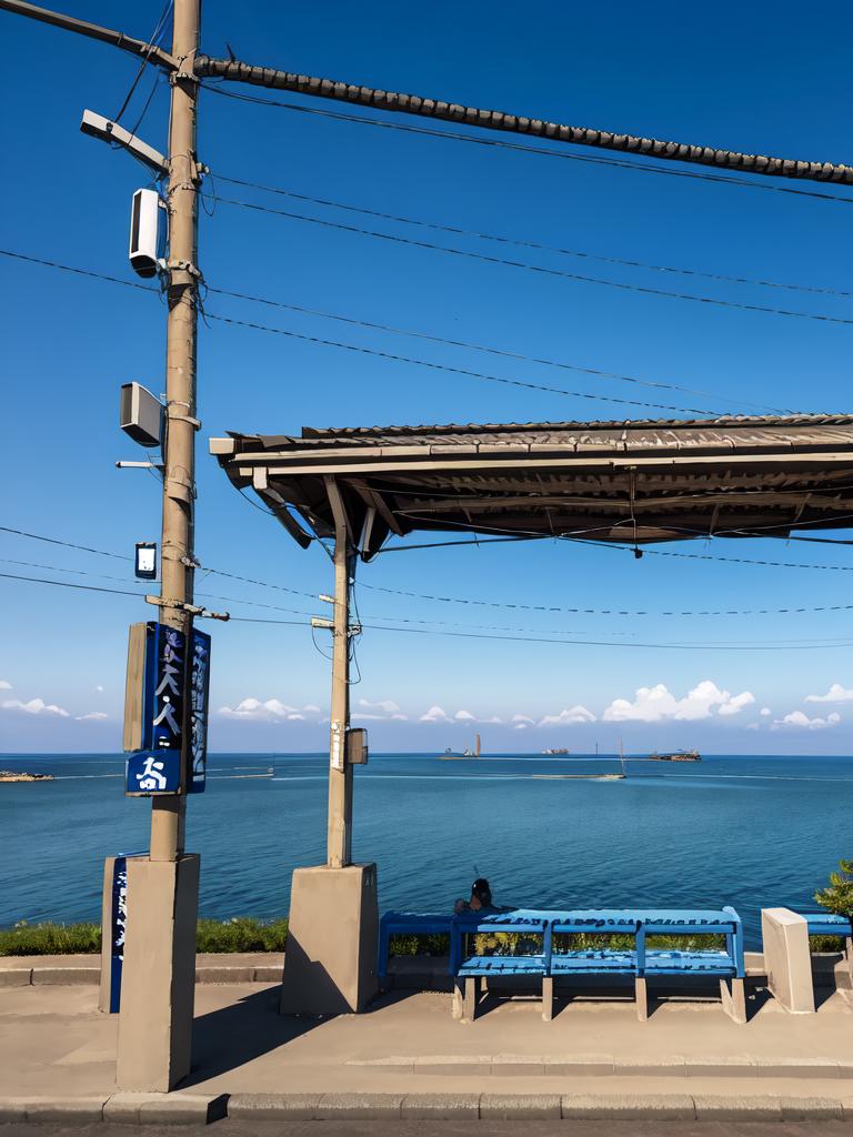 下灘駅 shimonada station (JR SHIKOKU, JAPAN) image by swingwings