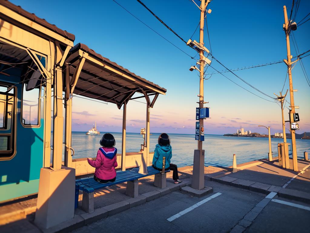 下灘駅 shimonada station (JR SHIKOKU, JAPAN) image by swingwings