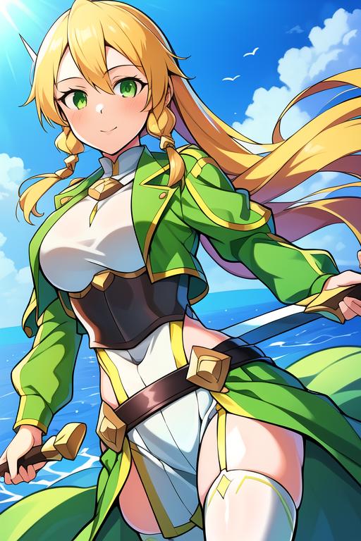 Suguha Kirigaya + alicization and alfheim Leafa image by bloodsplash