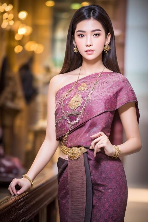 Thailand Tradition Dress image by aketoom