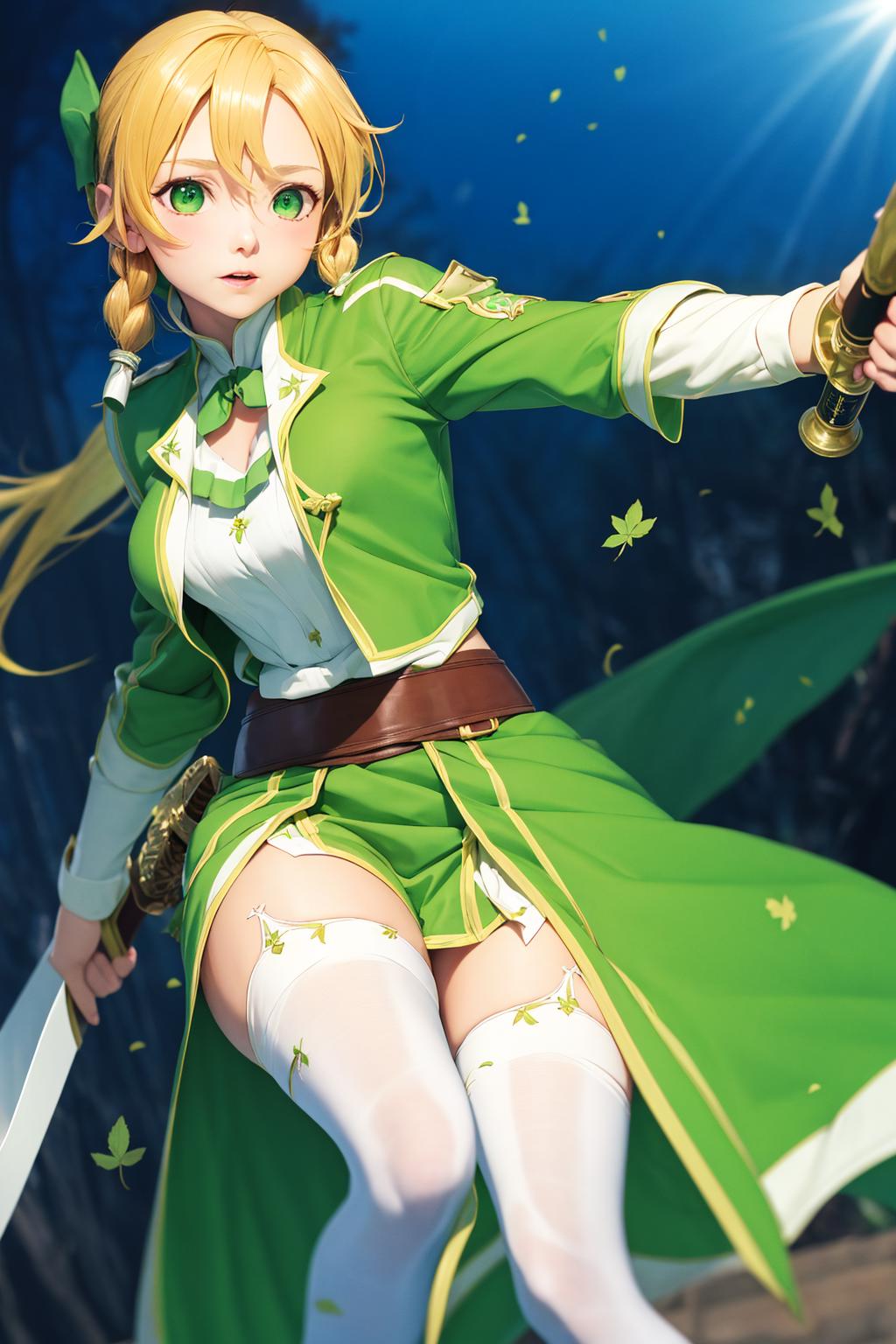 Suguha Kirigaya + alicization and alfheim Leafa image by Kolo