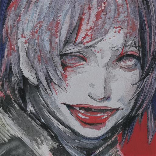 Sui Ishida Tokyo Ghoul cover art LORA image by soulretro