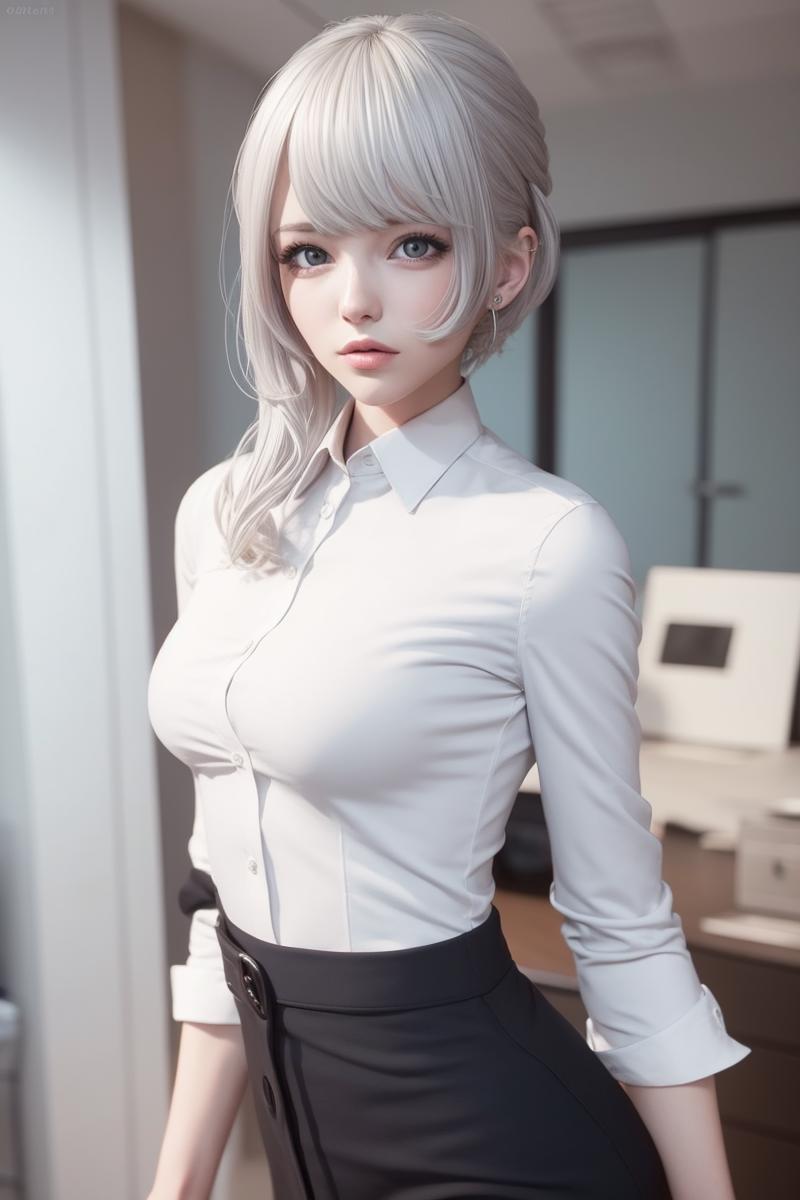 AI model image by Qqing