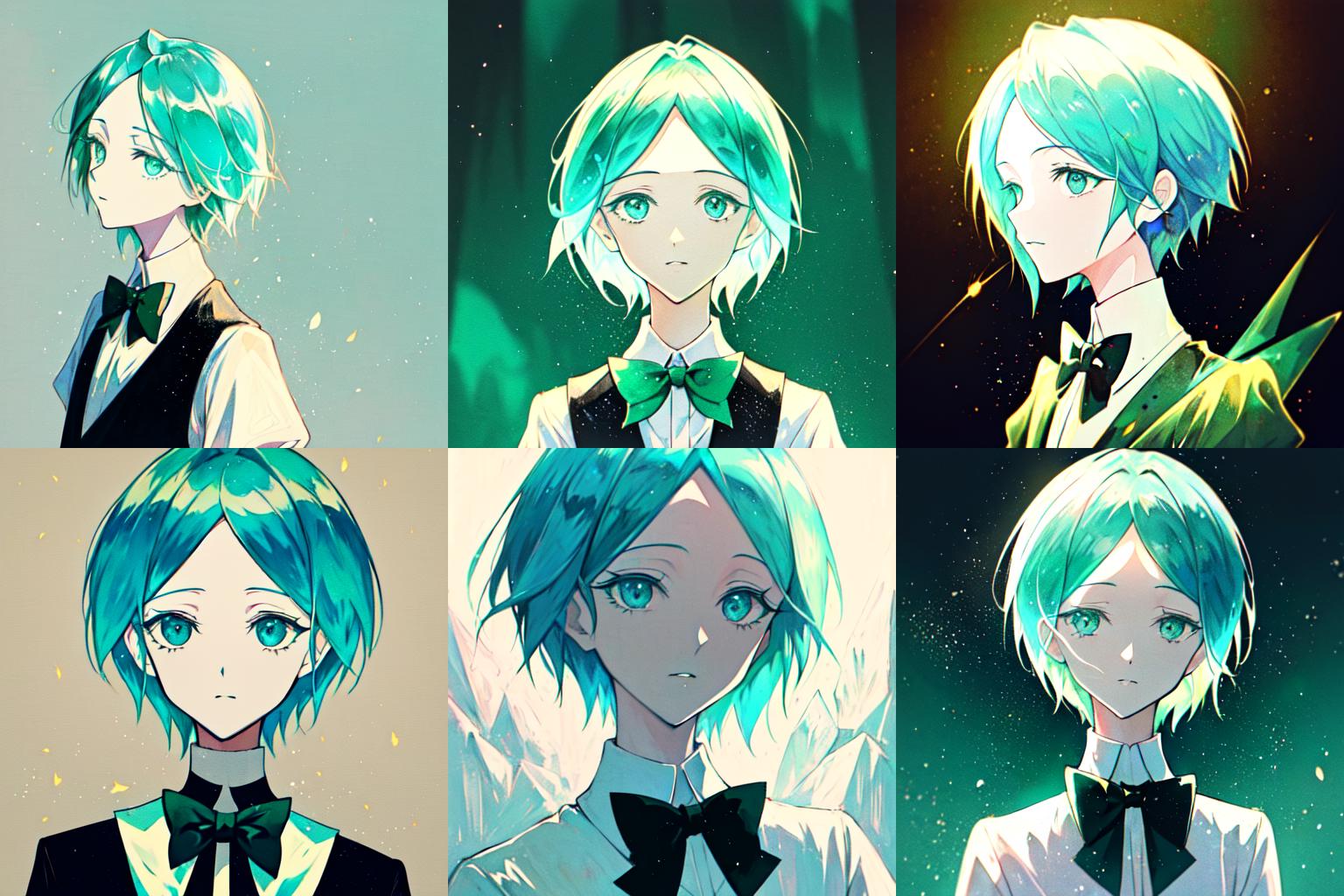 Phosphophyllite from Land of the Lustrous (Houseki no Kuni) image by bluelovers