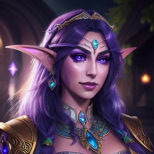 Warcraft's Tyrande Whisperwind image by KoningWouter