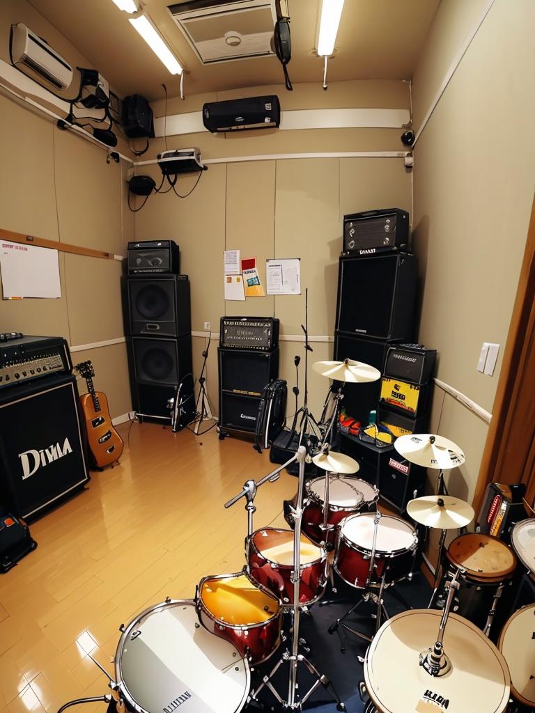 rehearsal studio (instrument practice studio) image by swingwings