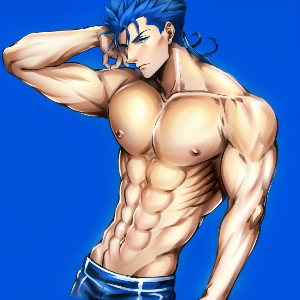 Cu Chulainn (Lancer) - Fate/Stay Night (NSFW) image by MuscleEnjoyer