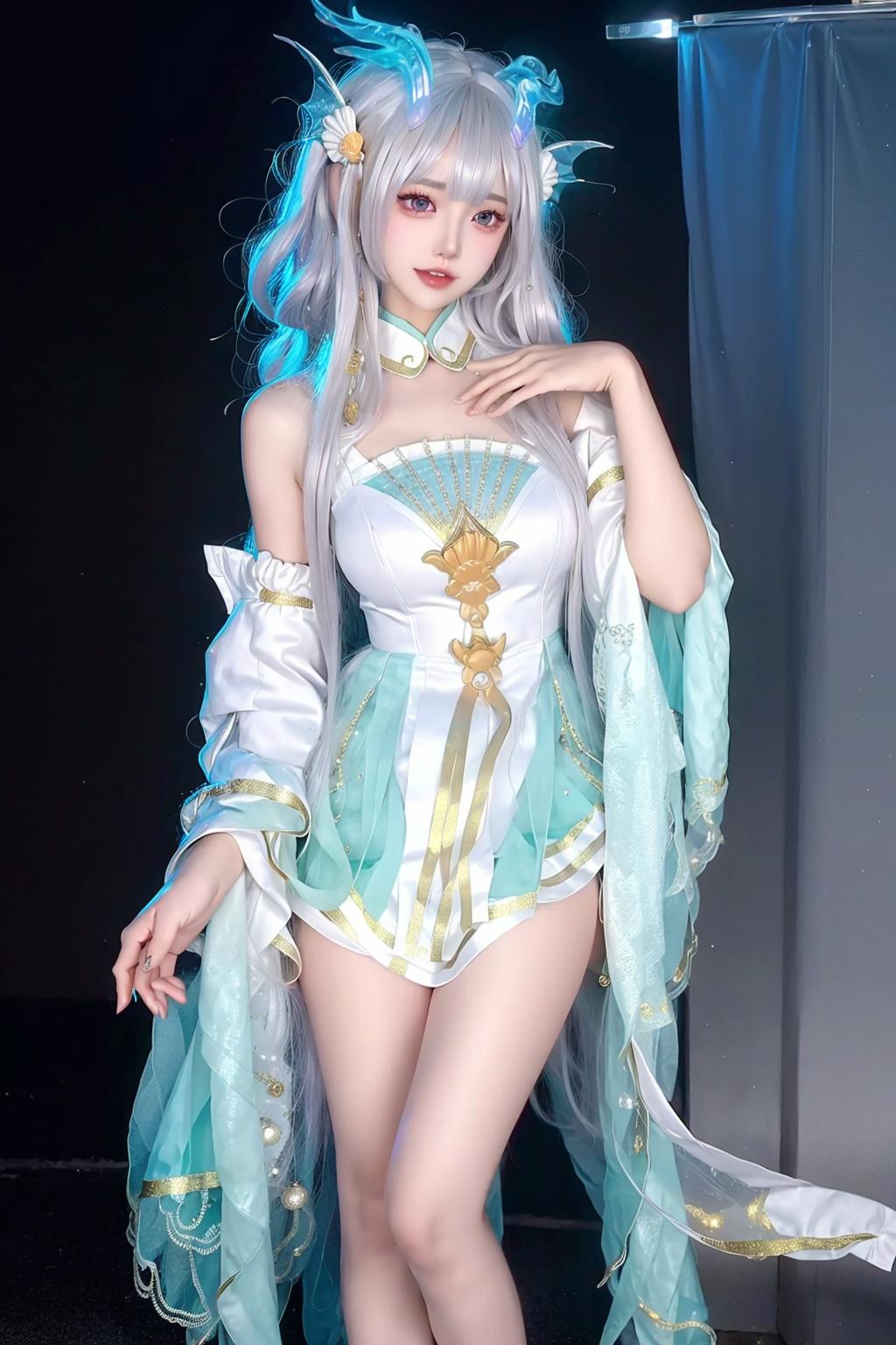 XiShi's fmvp skin in Honor of Kings image by jappww