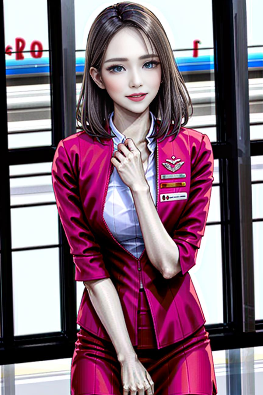 Stewardess Uniform Lora image by AIVJ