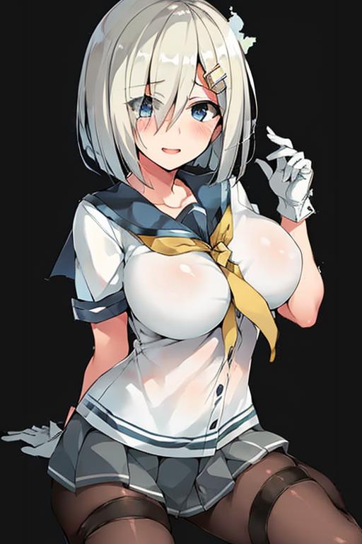 Hamakaze (KanColle image by bloodsplash