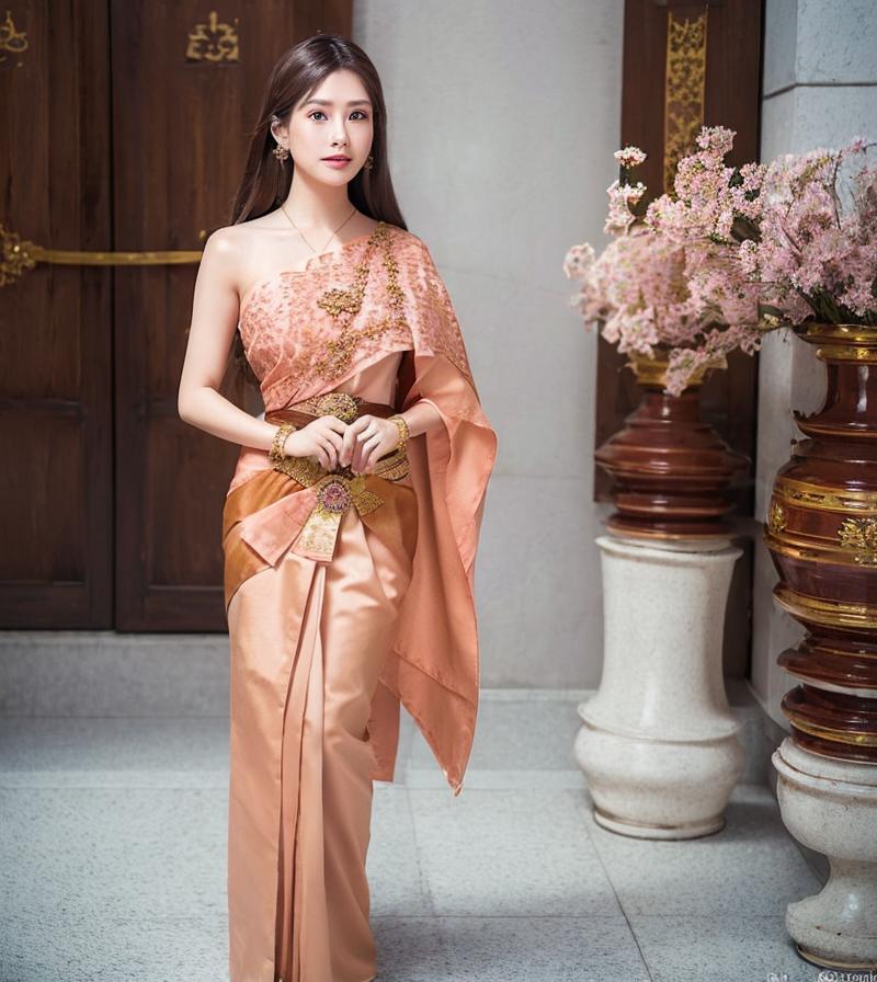 Thailand Tradition Dress image by Elcott