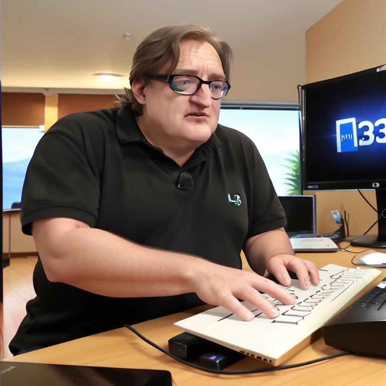 Gabe Newell aka Gaben (Valve) image by sabin