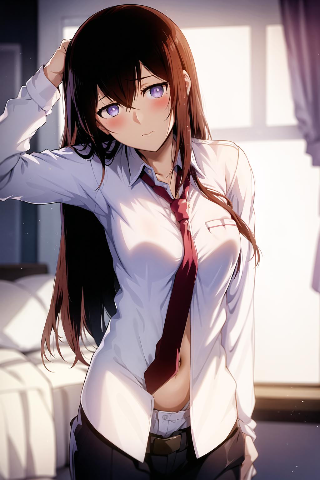 Esthetic Makise Kurisu image by OneRing