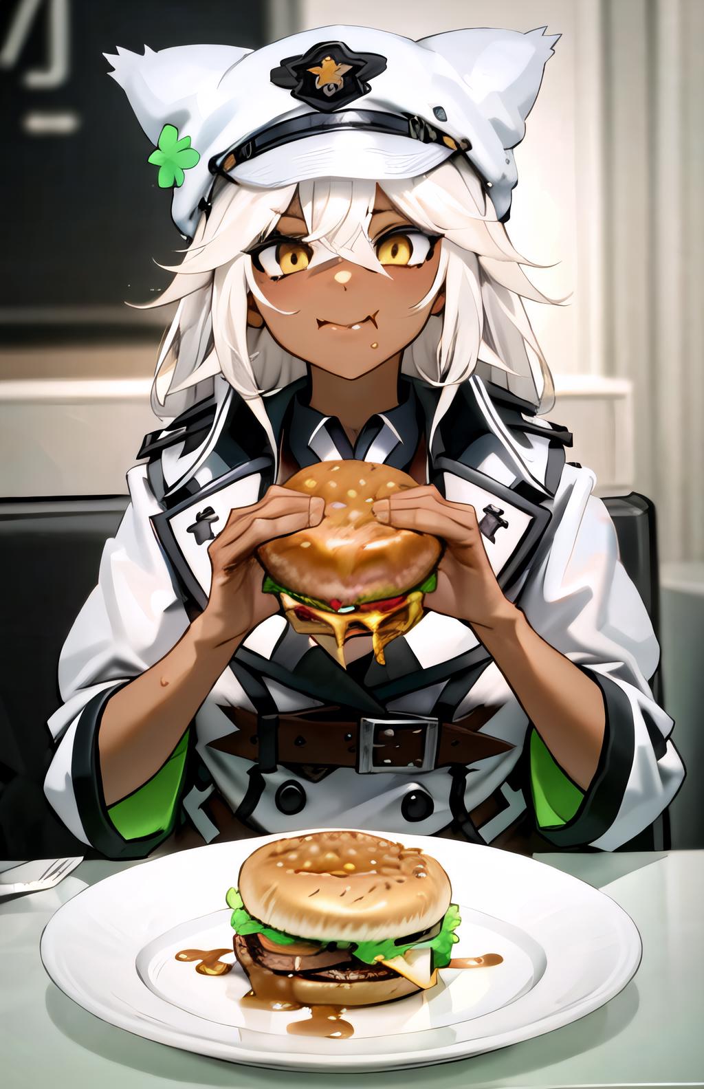 Eating a hamburger image by LOS_FORRY_CUSTOM