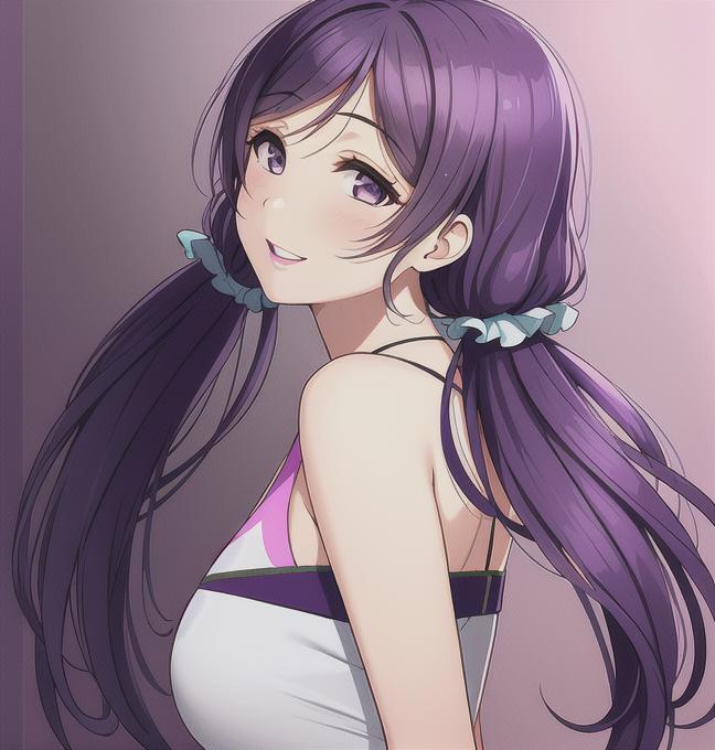 【Lovelive!】Toujou Nozomi Charecter LoRA（東條·希人物模組） image by somnus