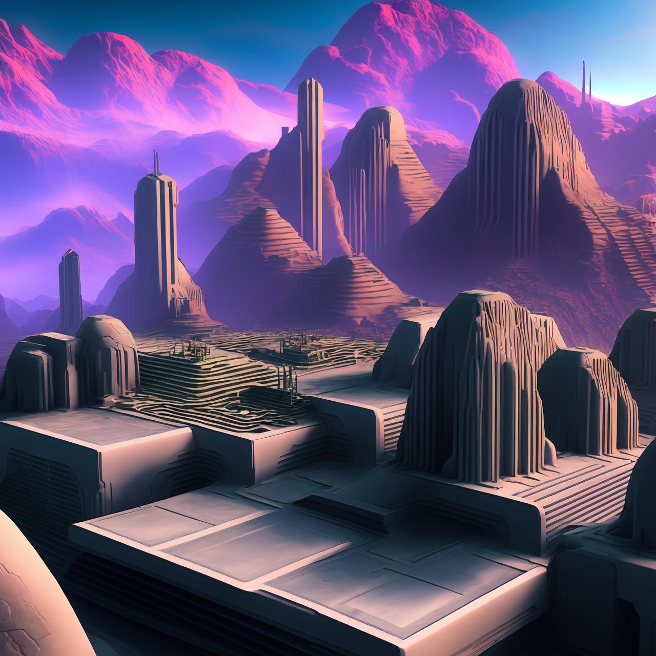 djz Alien Temple [ LORA ] image by driftjohnson