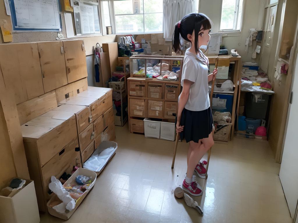 学校 School Building Scenery LoRA image by swingwings