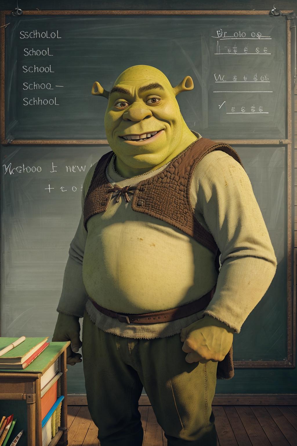 Shrek Diffusion「LoRa」 image by epinikion
