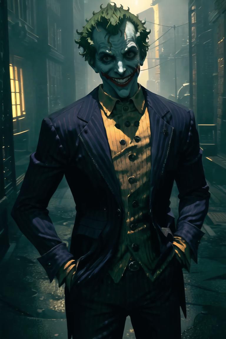 Joker (Arkhamverse) LoRA [76MB] image by JohnStinko