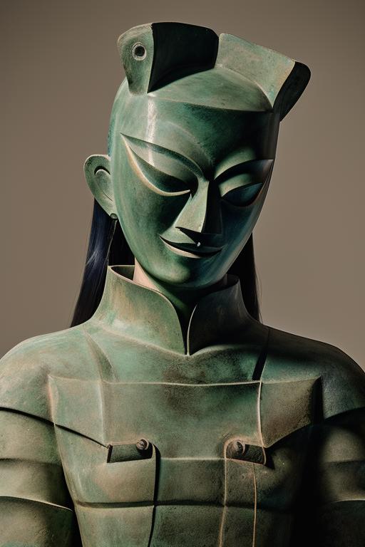 sanxingdui mask image by tigermomo