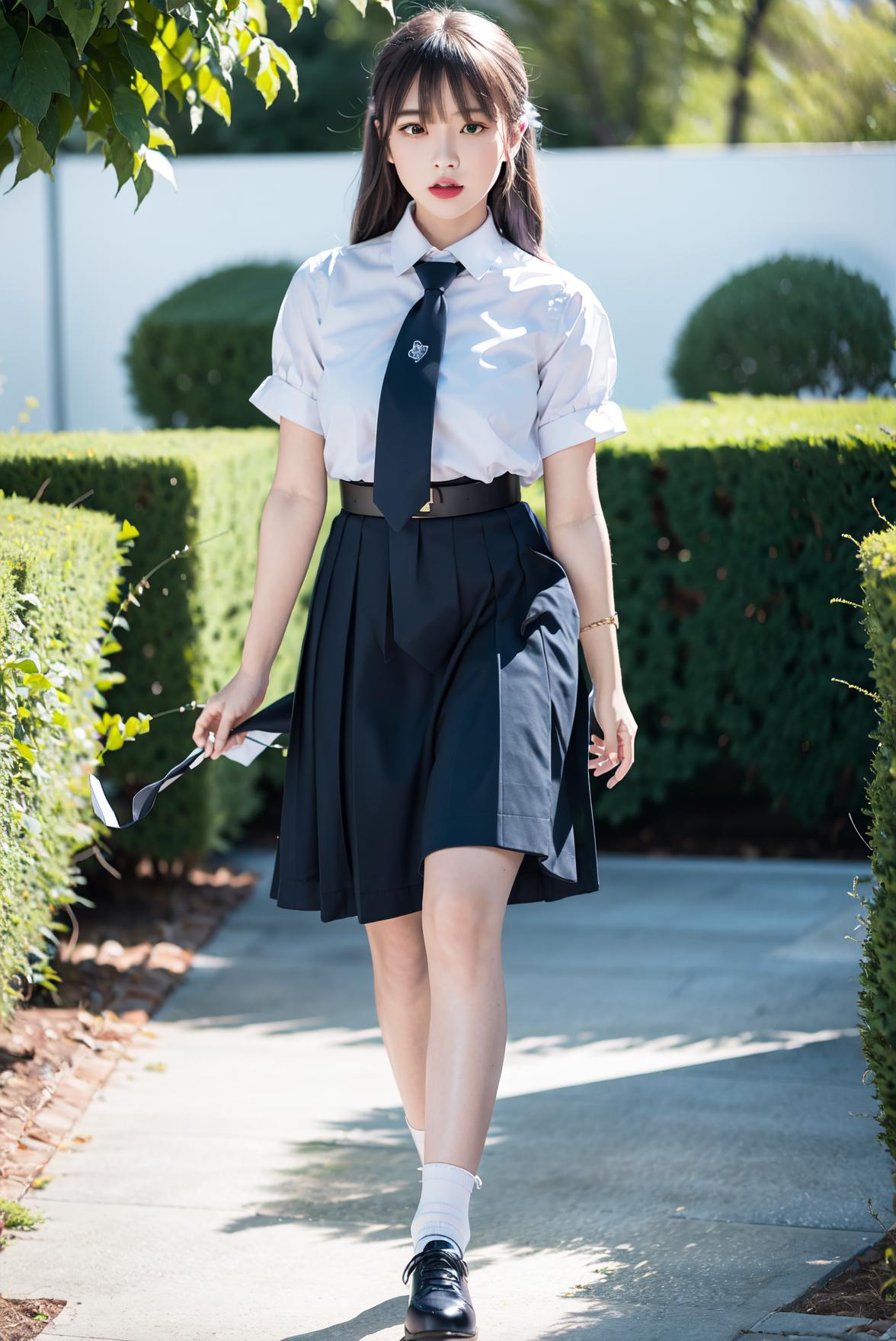 Thai High school uniform image by Prompt_Play