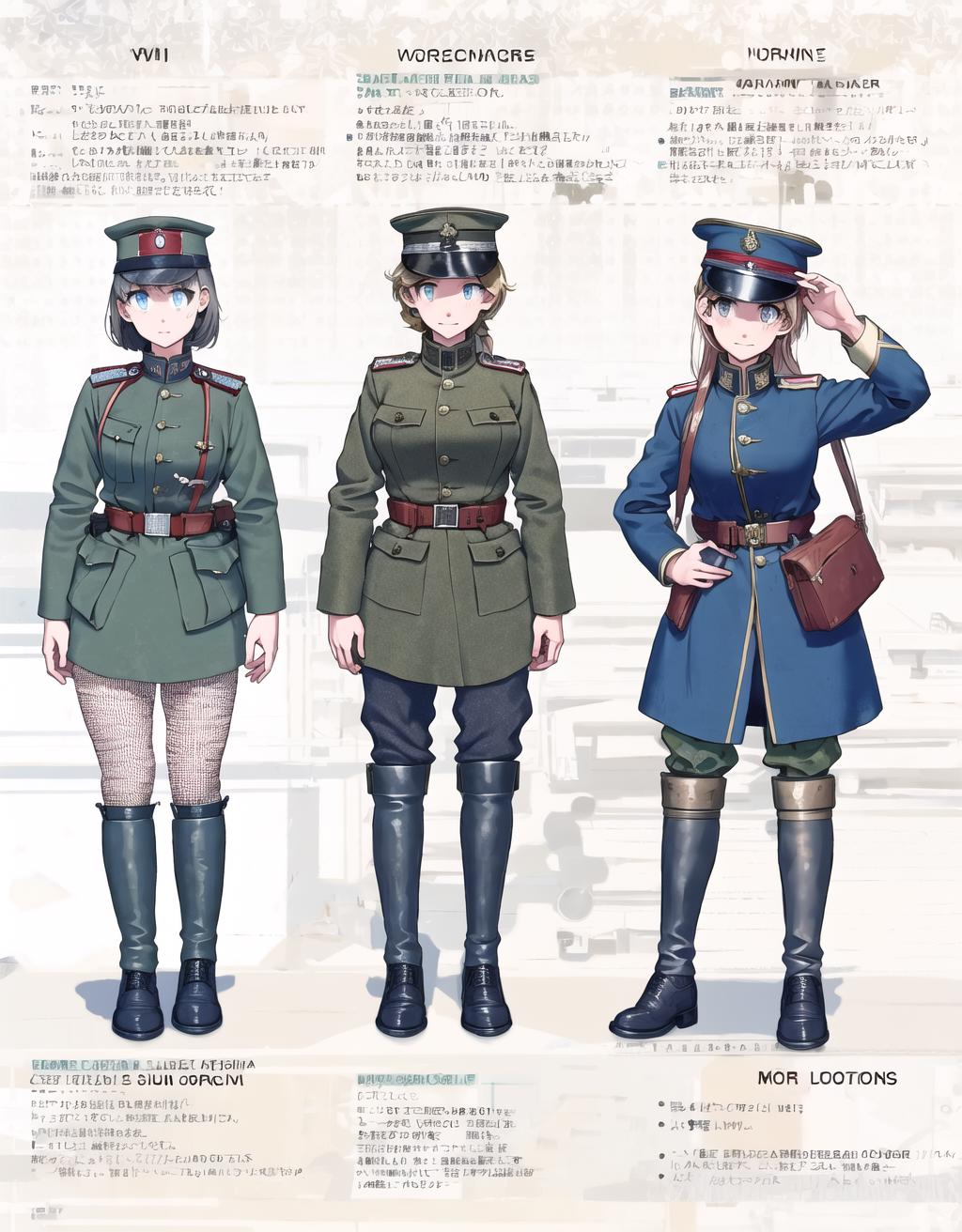 Military Uniforms / WarGirls 768 image by peeledkot