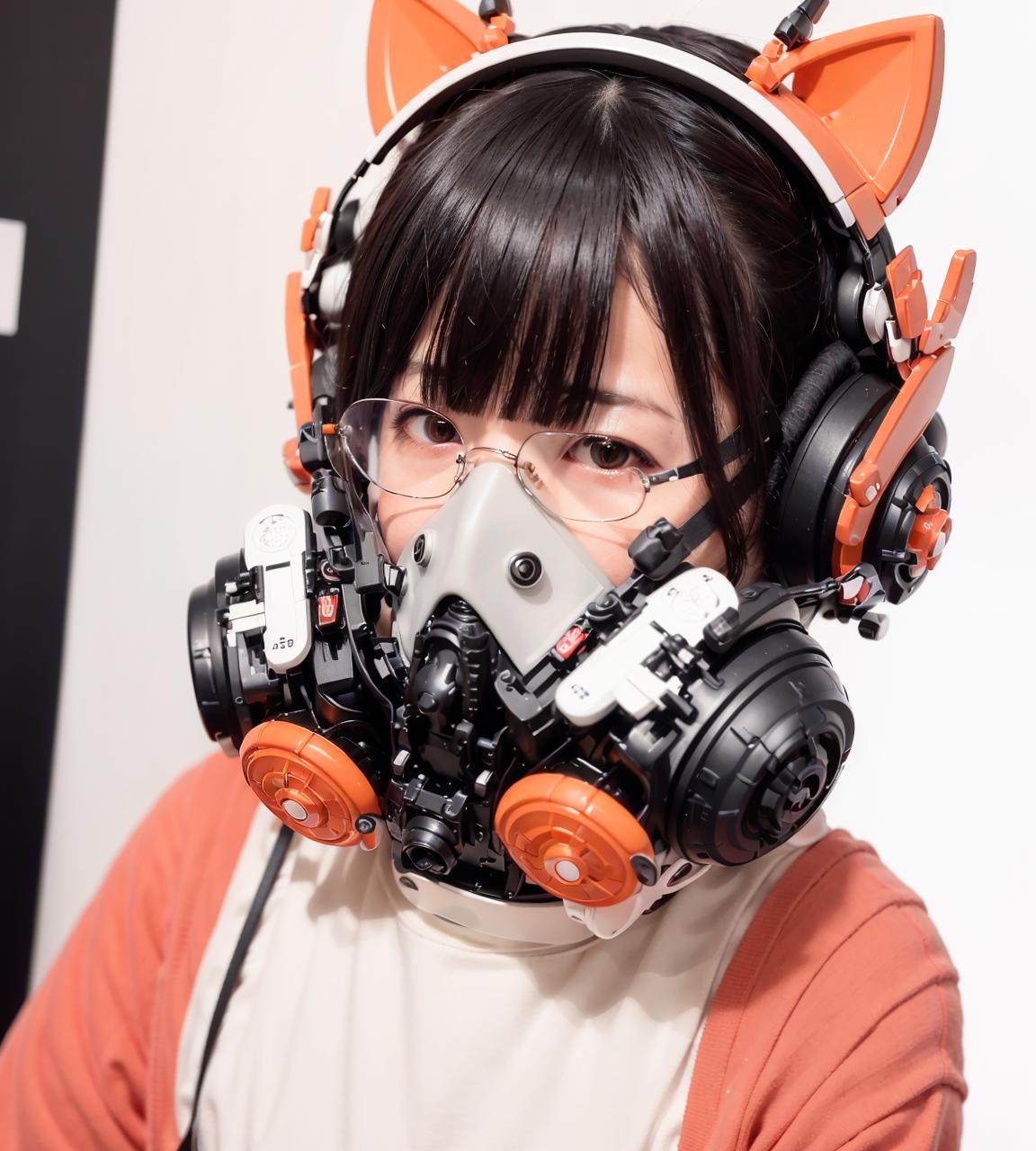 Techpunk Mask | Wearable LoRA image by YeHeAI