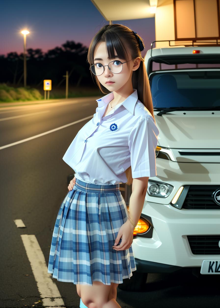 Thai High school uniform image by Pttrwt