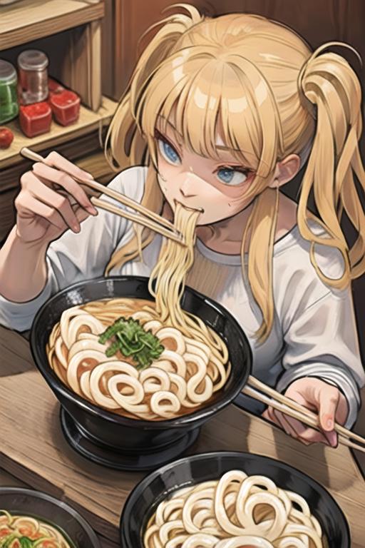 eat noodles 吃面 image by 584761274