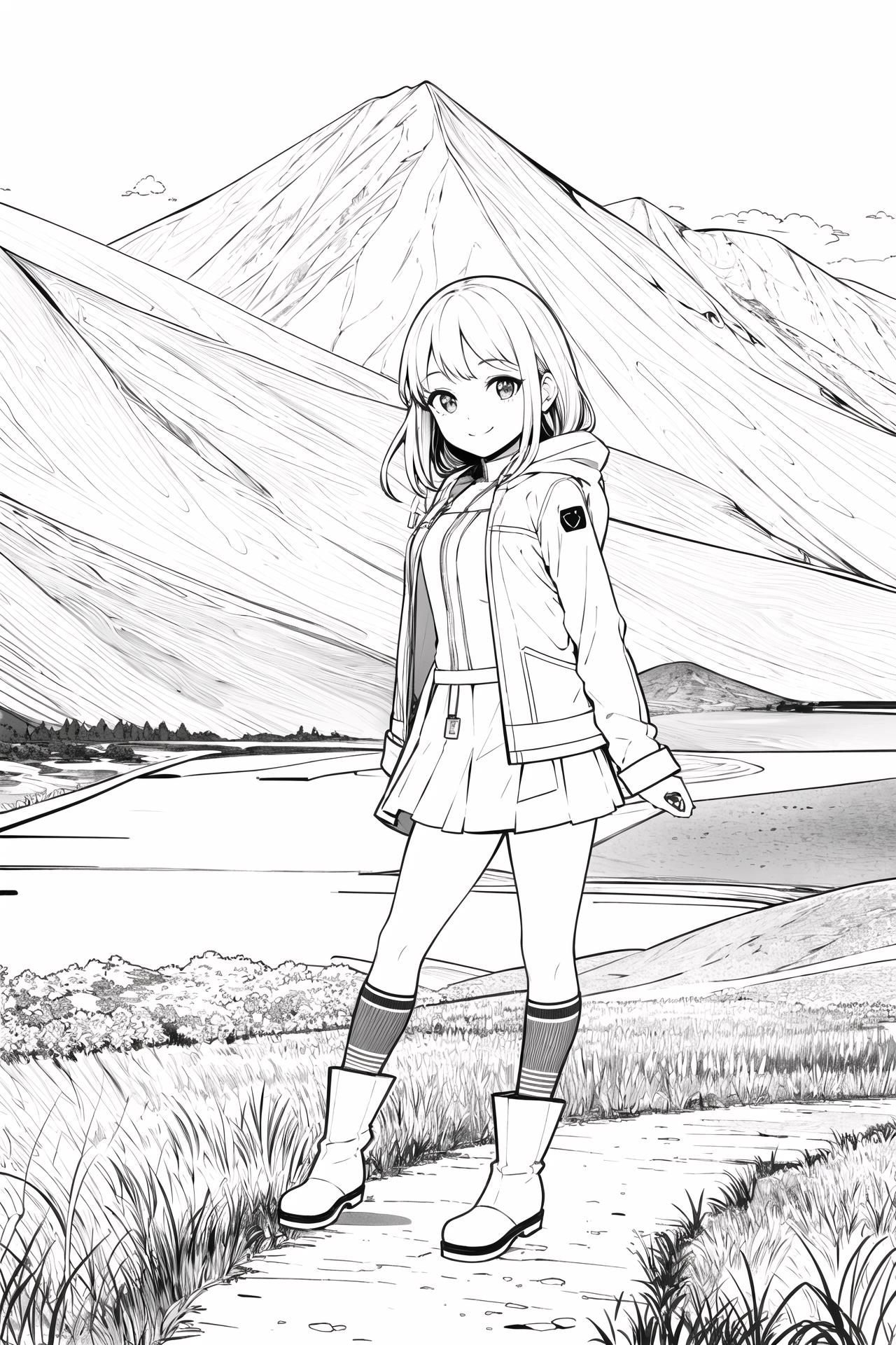 Anime Lineart / Manga-like (线稿/線画/マンガ風/漫画风) Style image by CyberAIchemist