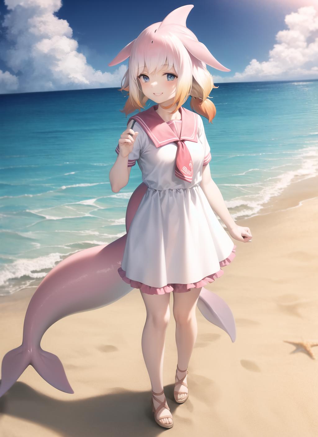 Chinese White Dolphin Kemono Friends | Character Lora 76 image by Numeratic