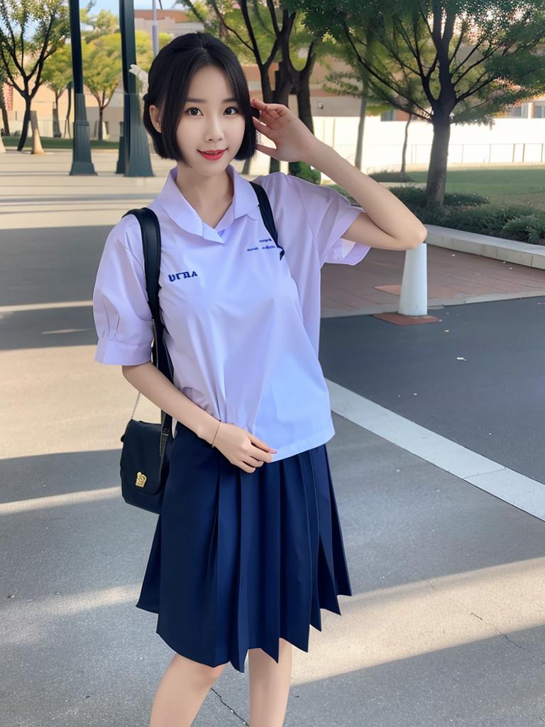 Thai High school uniform image by AIphac0n