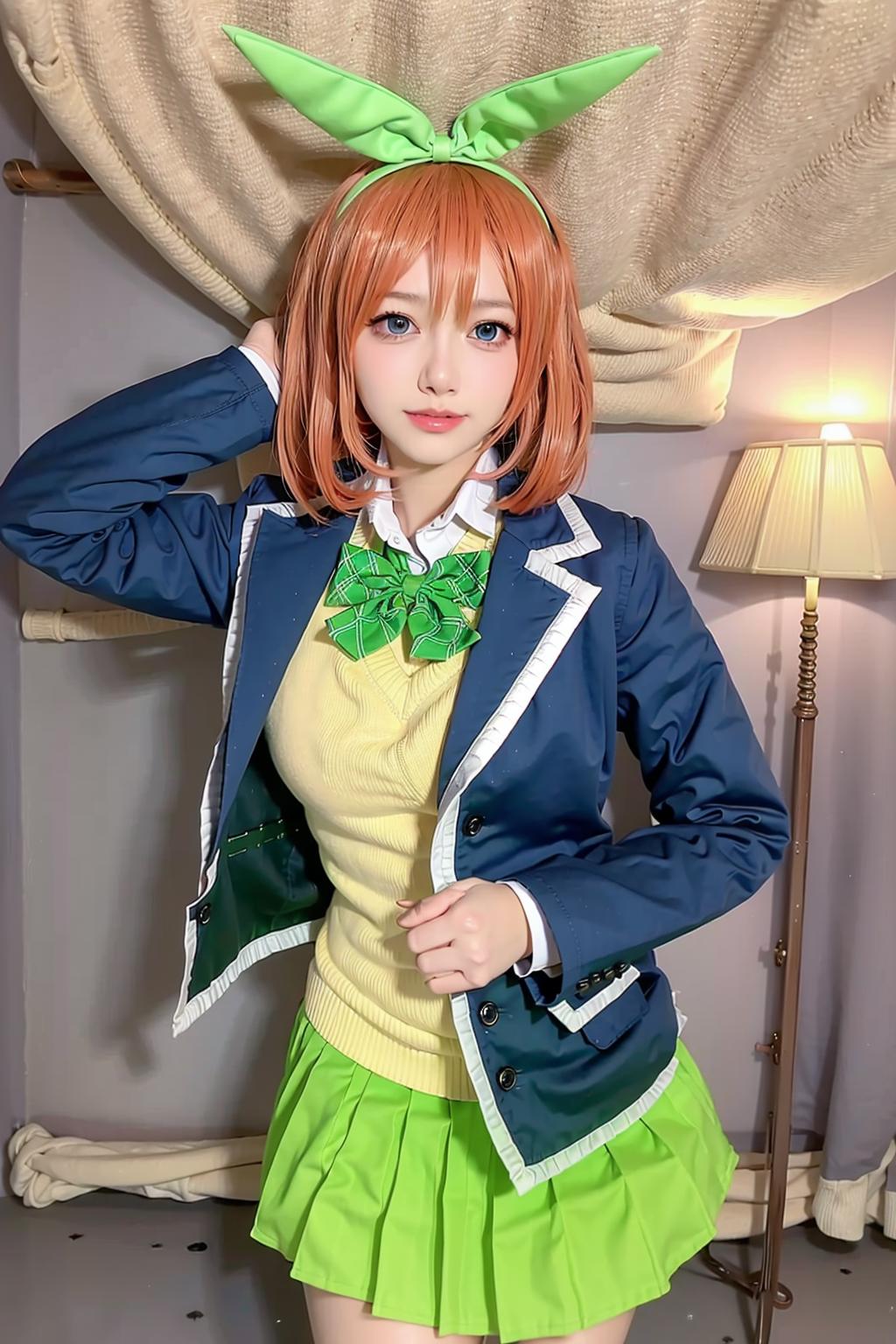Nakano Yotsuba in The Quintessential Quintuplets | Realistic LORA image by jappww