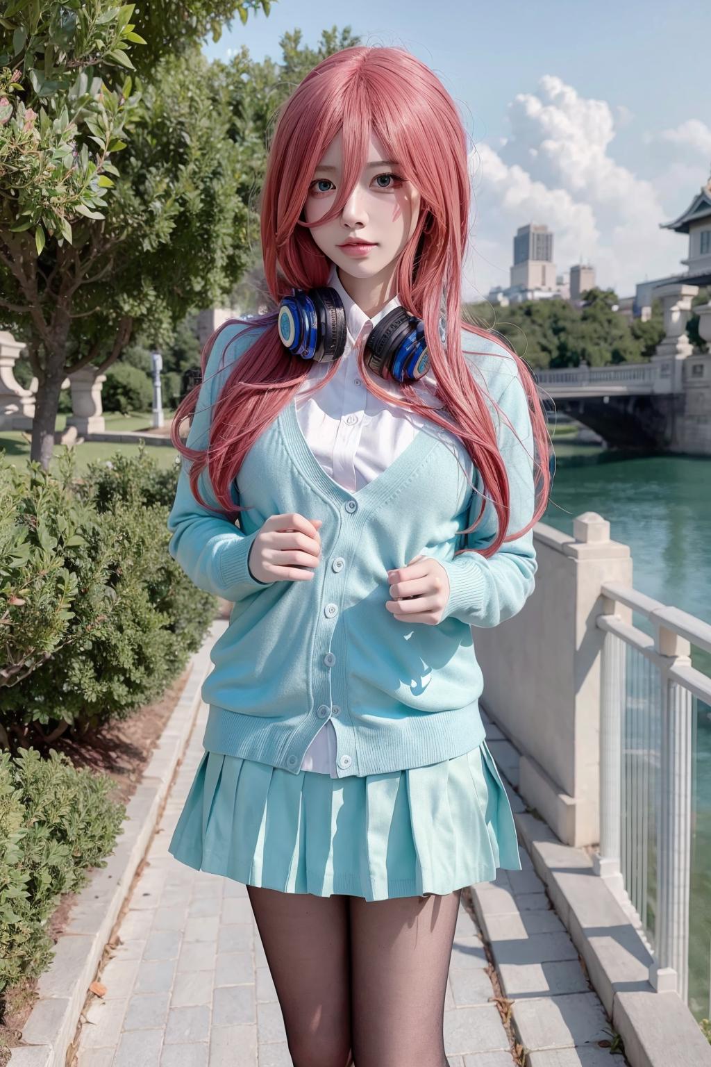 Nakano Miku in The Quintessential Quintuplets | Realistic LORA image by jappww