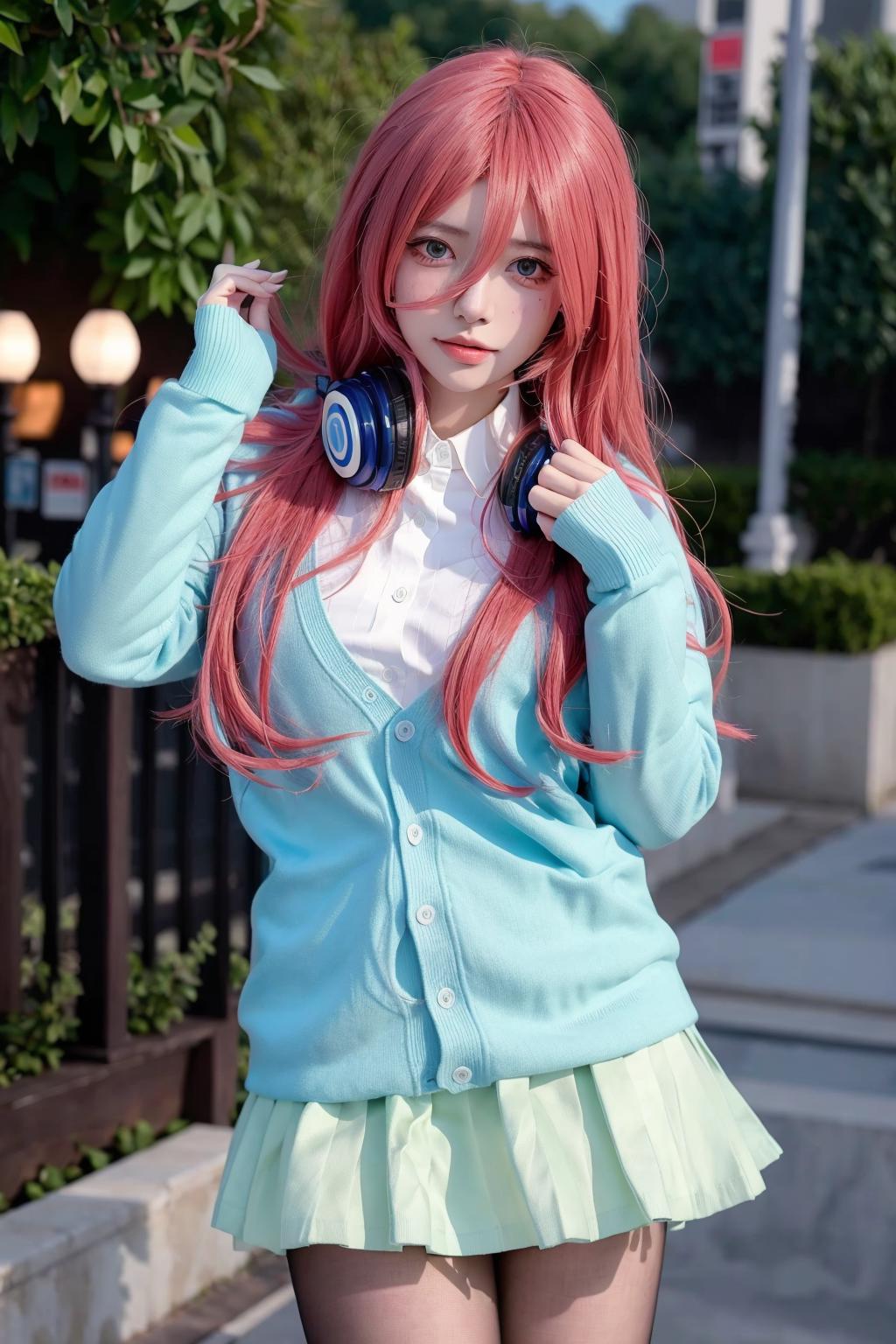 Nakano Miku in The Quintessential Quintuplets | Realistic LORA image by jappww