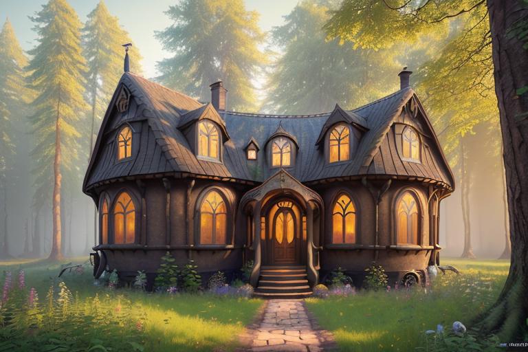 Better Hobbit House - fantasy cottage in the style of Lord of The Rings image by Peaksel